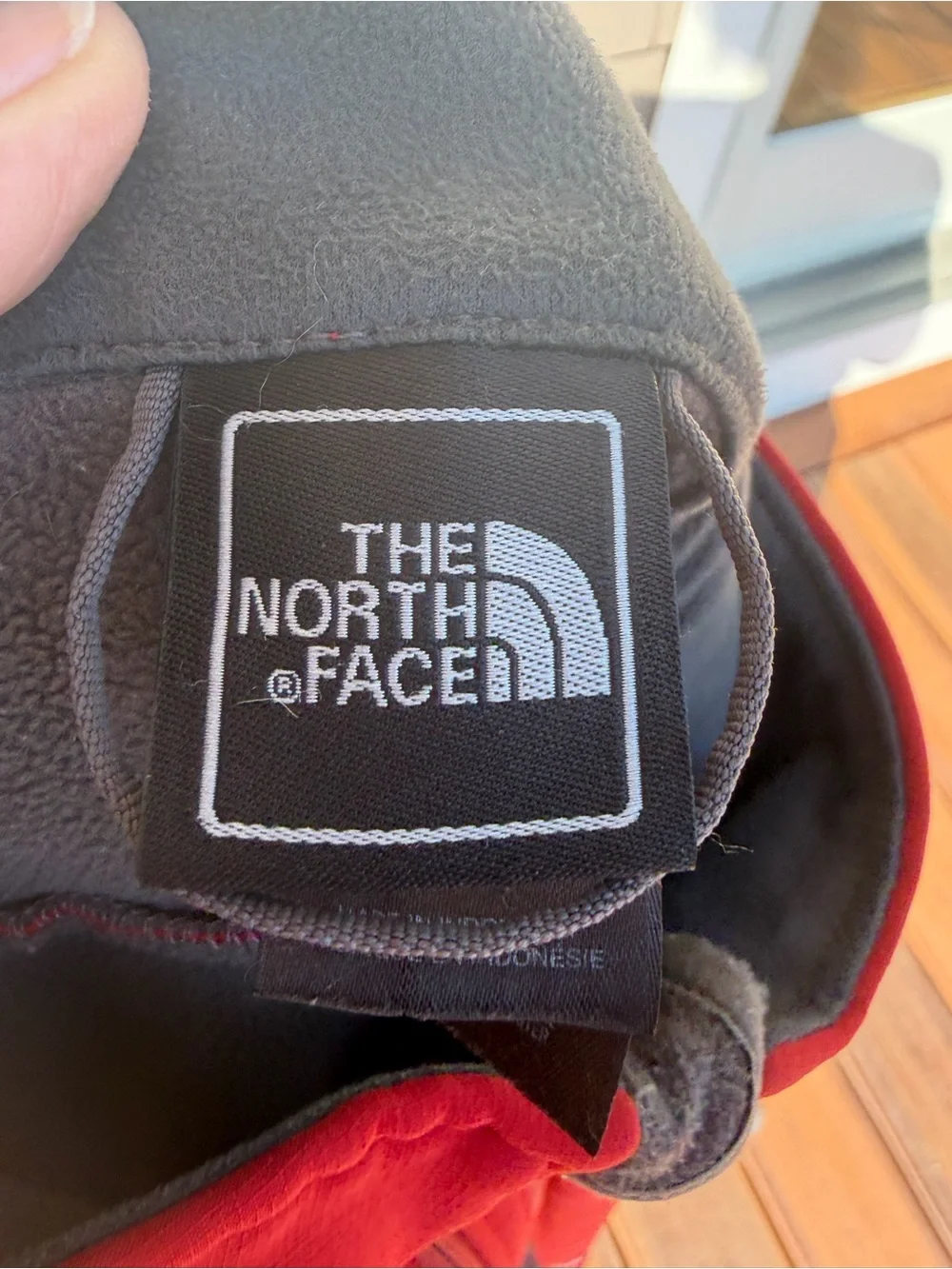 The North Face Red Apex Zip-Up Nylon Jacket